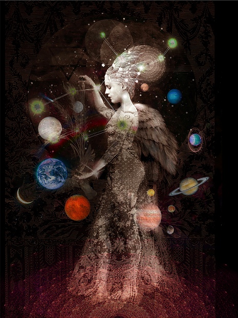 ''LADY OF THE STARS' Limited Edition Print 1/20' by artist Ashley Cook